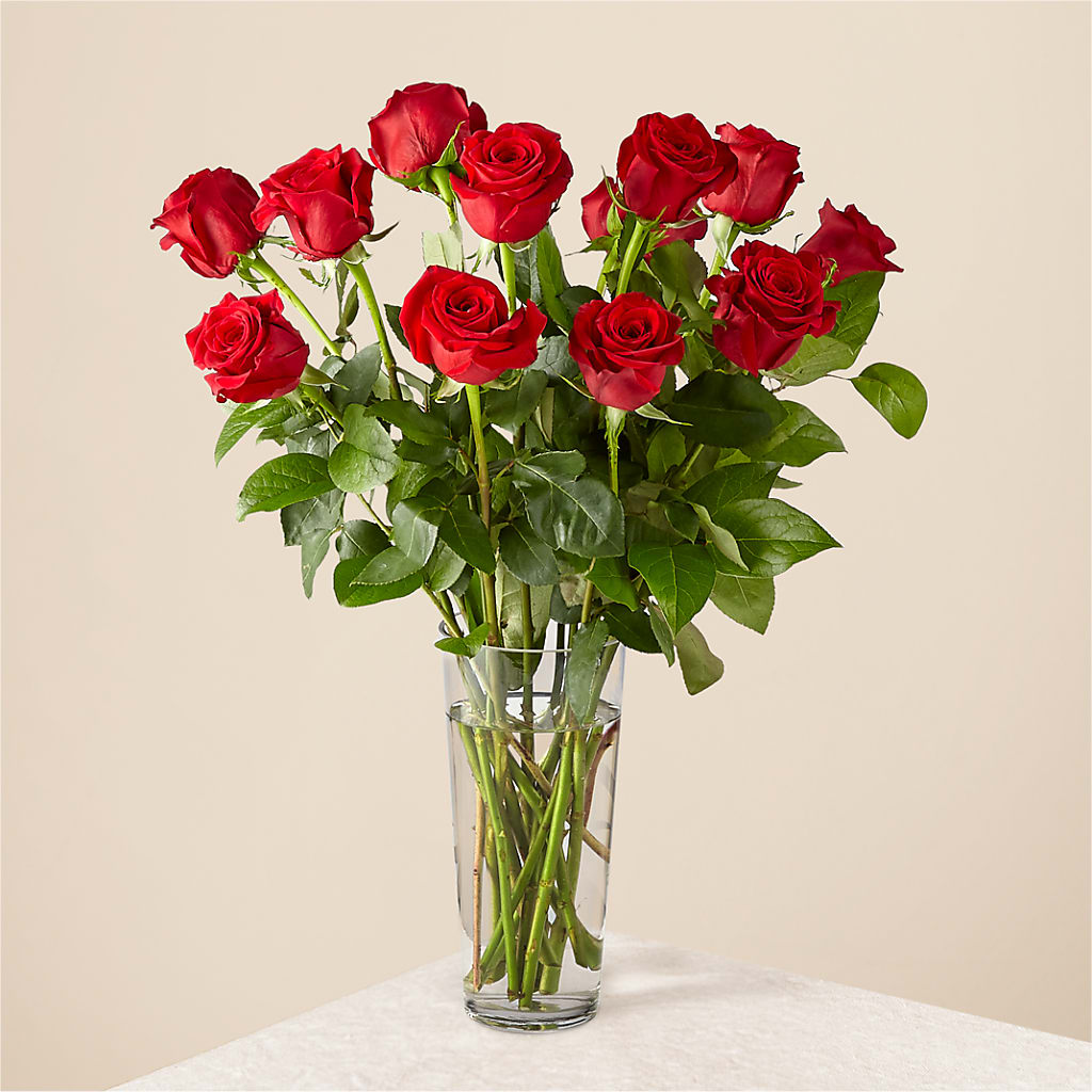 Long Stem Red Rose Bouquet – Amour Florist, Belford NJ