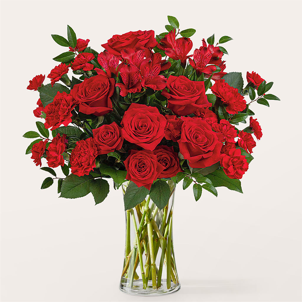 Brilliant Ruby Bouquet – Amour Florist, Belford NJ
