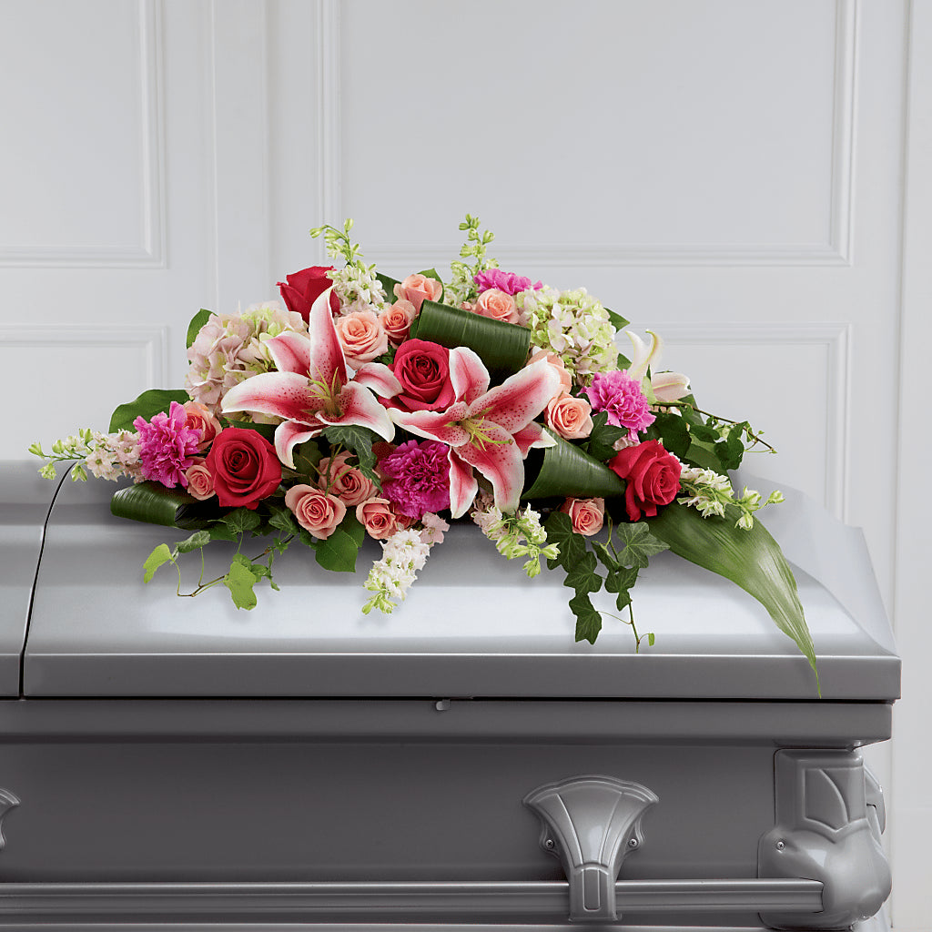Splendid Grace Casket Spray – Amour Florist, Belford NJ