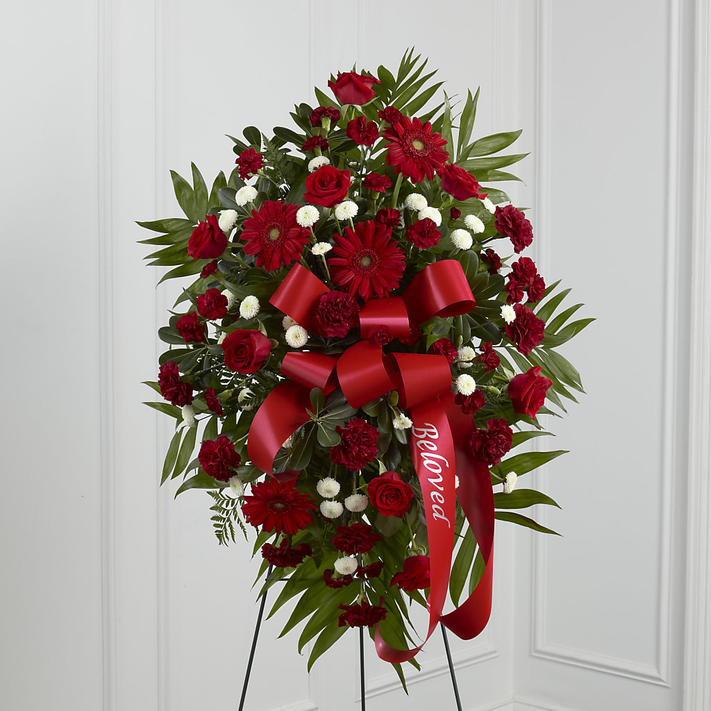 Treasured Memories Standing Spray – Amour Florist, Belford NJ