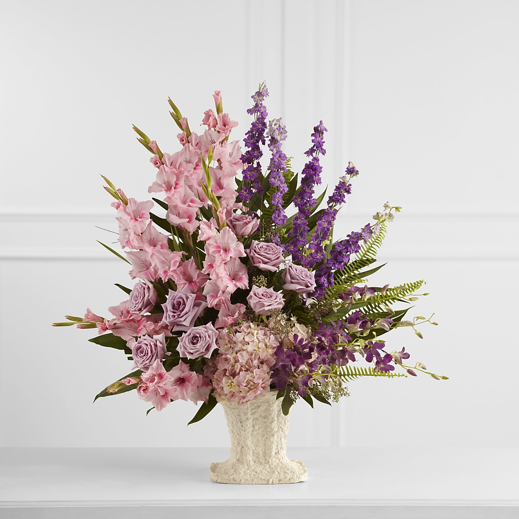 Flowing Garden Arrangement – Amour Florist, Belford NJ