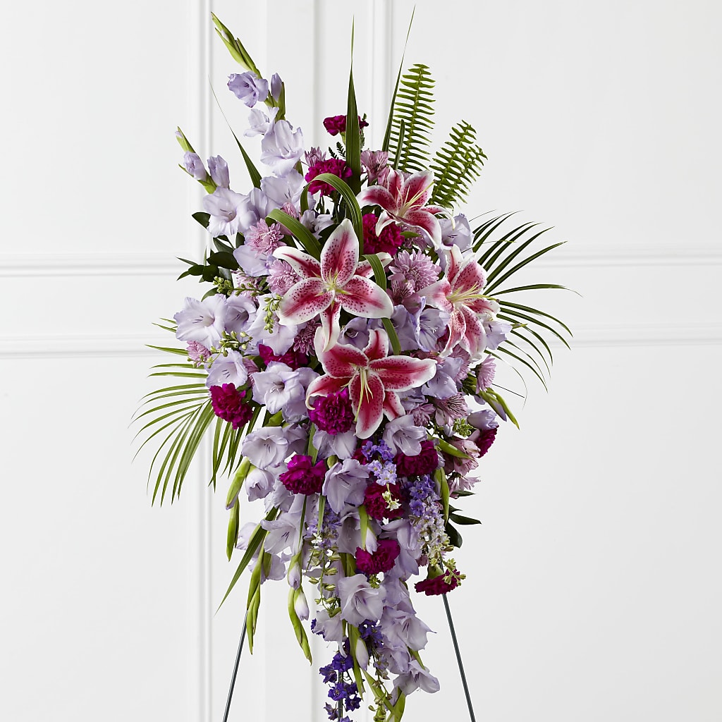 Tender Touch Standing Spray – Amour Florist, Belford NJ