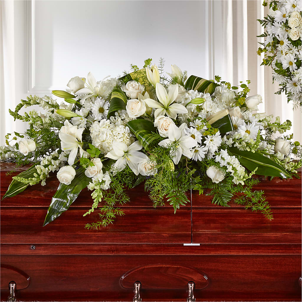 Abundance Casket Spray – Amour Florist, Belford NJ