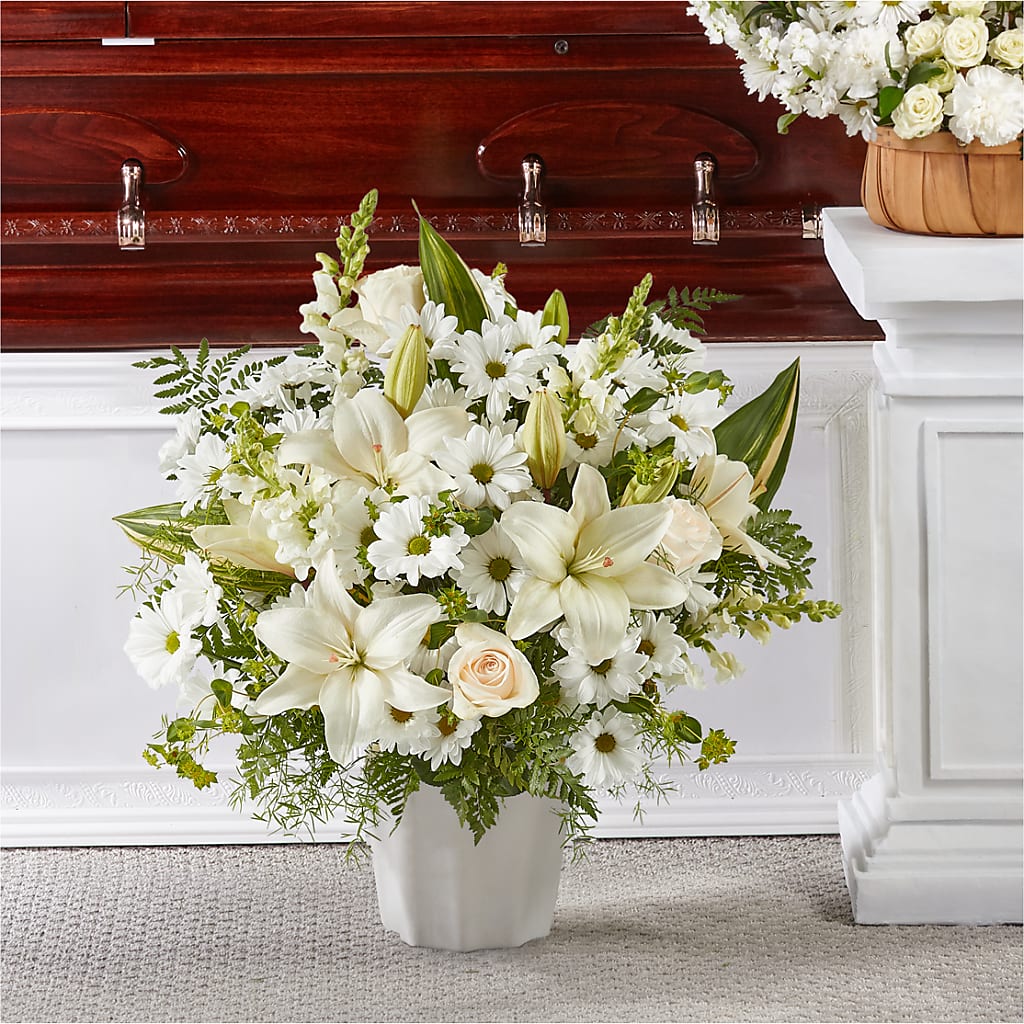 Thoughts of Tranquility Floor Basket – Amour Florist, Belford NJ