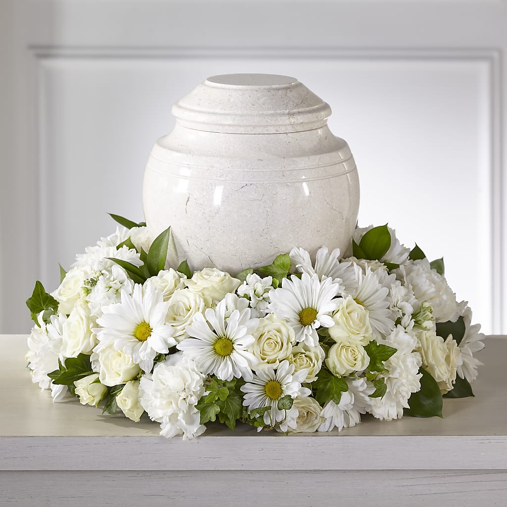 Ivory Gardens Cremation Adornment – Amour Florist, Belford NJ