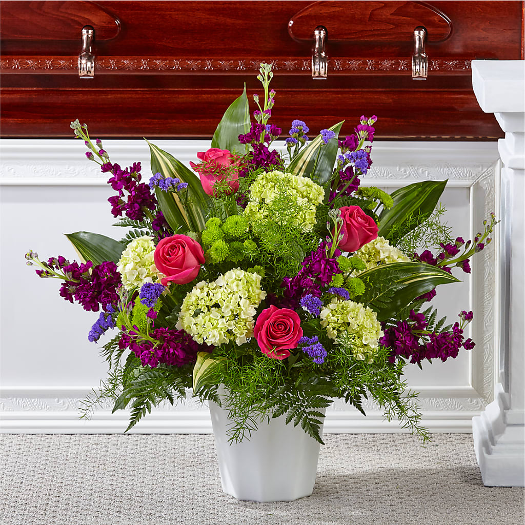 Beautiful Horizons Floor Basket – Amour Florist, Belford NJ