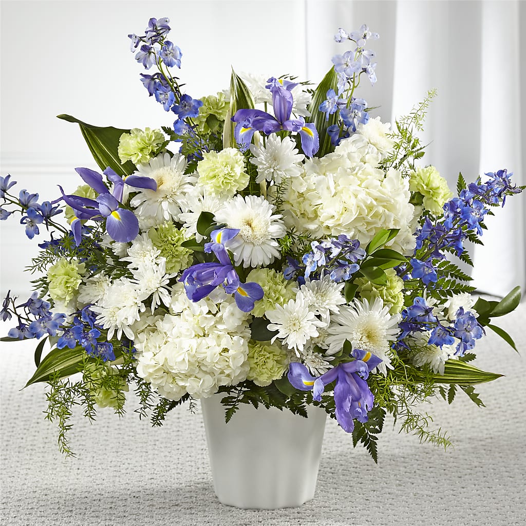 Soft Serenity Floor Basket – Amour Florist, Belford NJ