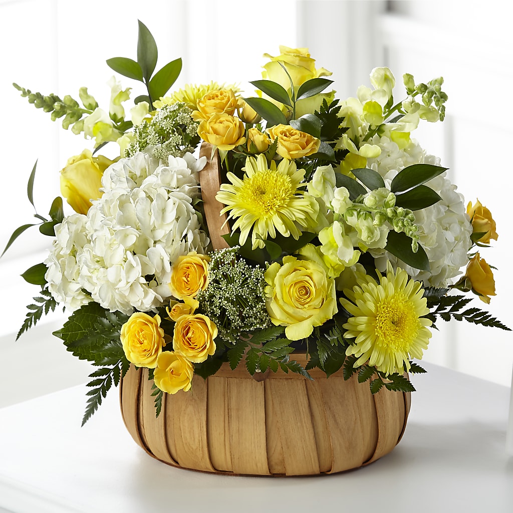 Rustic Remembrance Basket – Amour Florist, Belford NJ