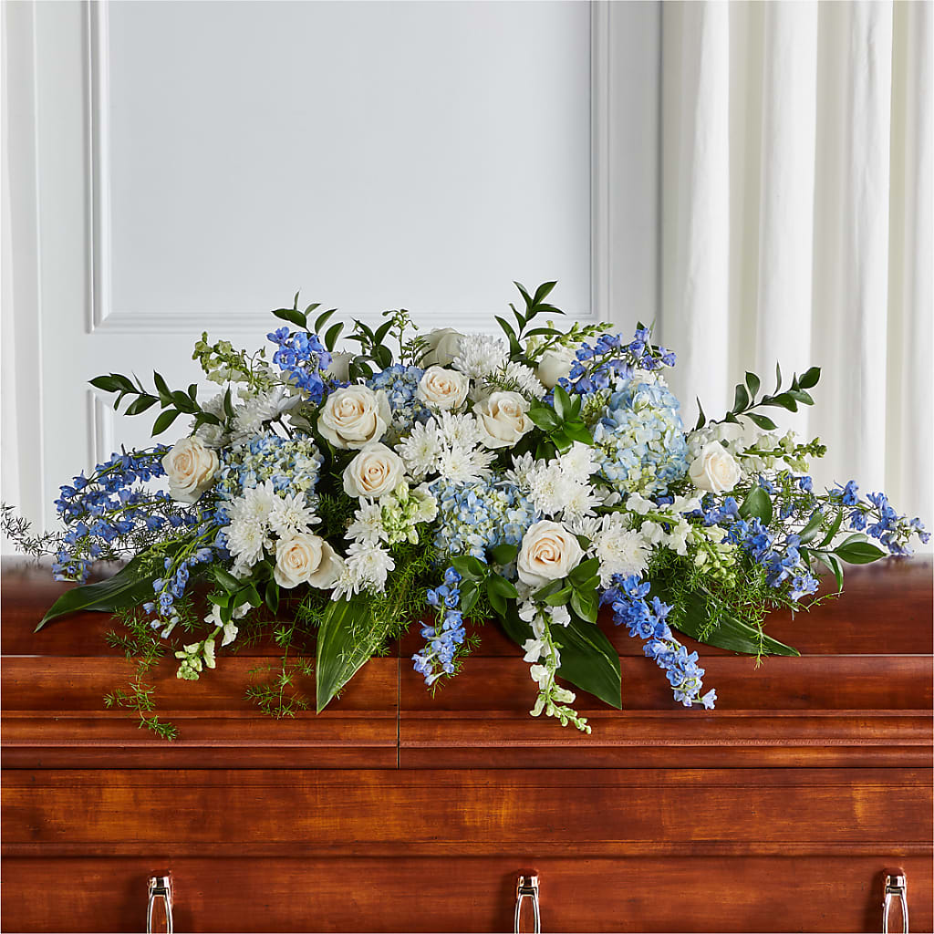 Timeless Essence Casket Spray – Amour Florist, Belford NJ