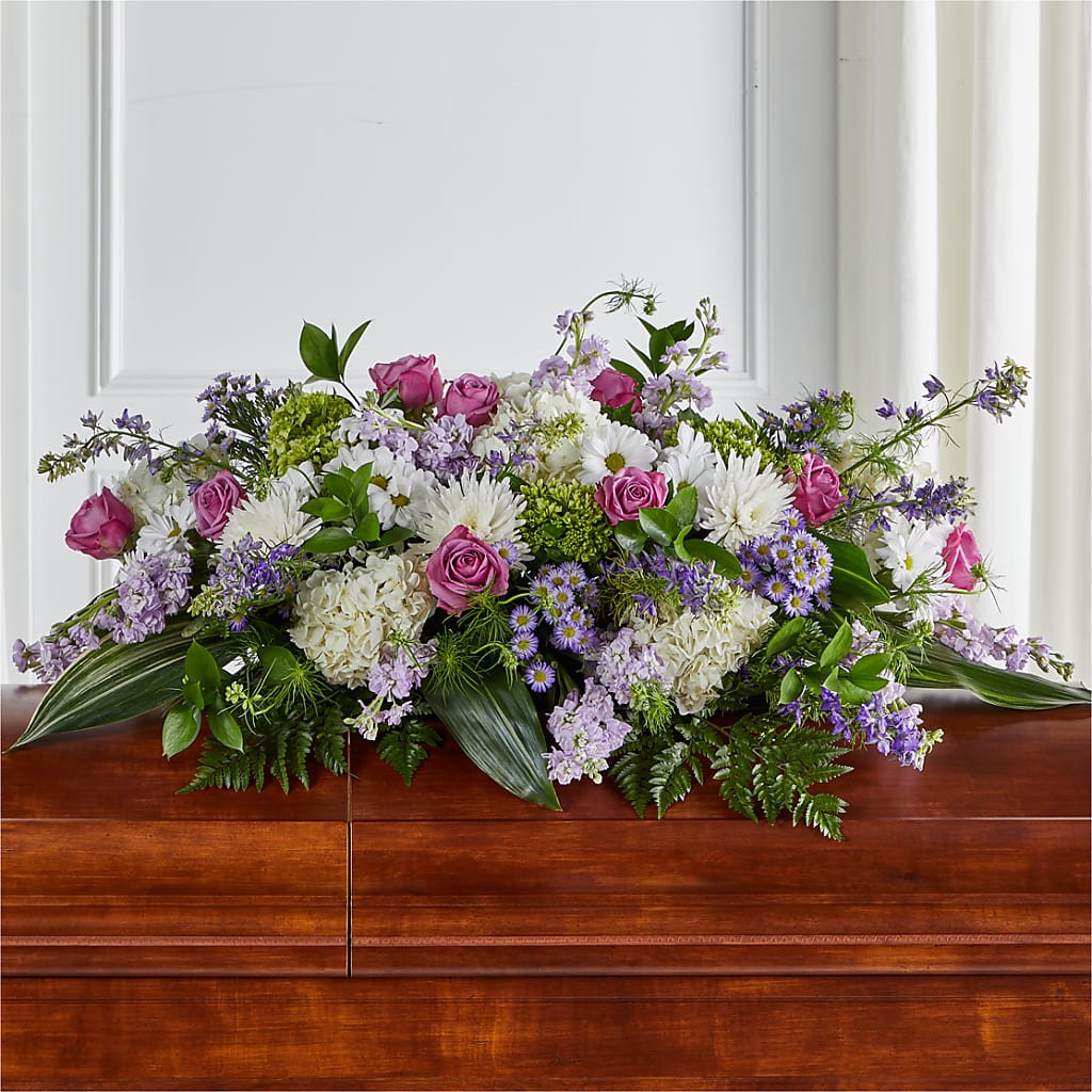 Meadows of Serenity Casket Spray – Amour Florist, Belford NJ