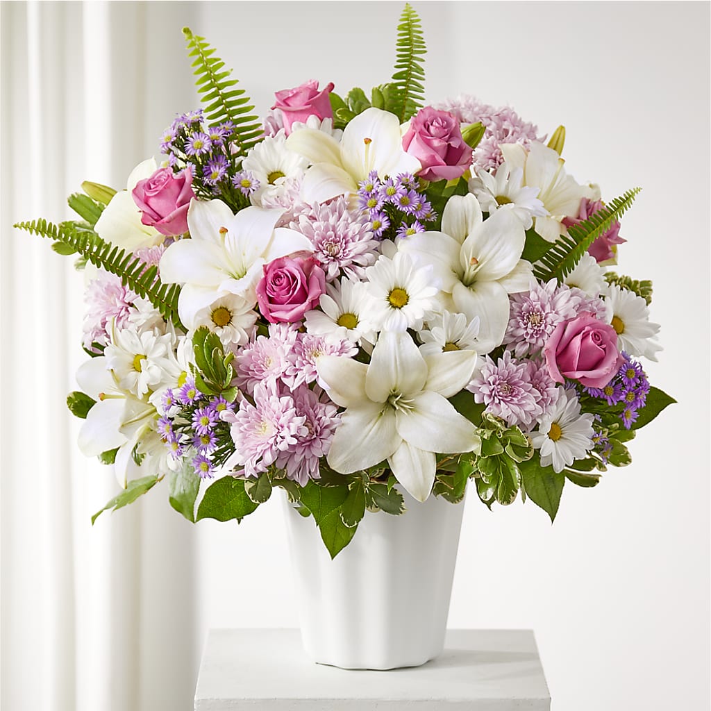 Warmest Thoughts Tabletop Basket – Amour Florist, Belford NJ