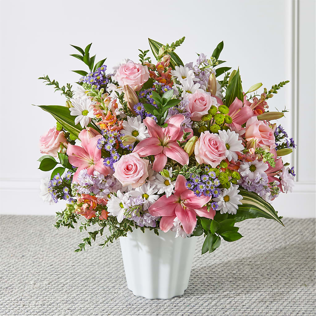 Abundant Compassion Floor Basket – Amour Florist, Belford NJ