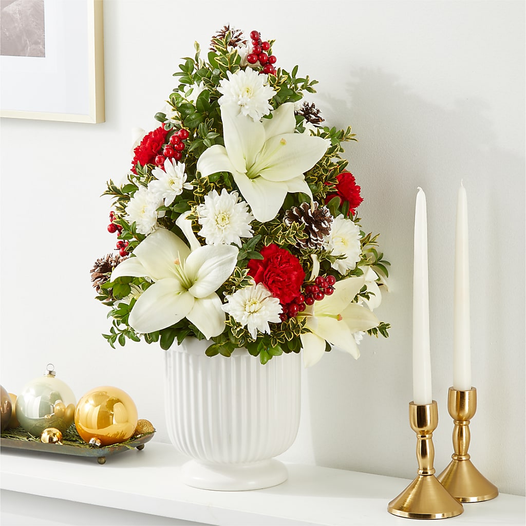 Festive Moments Tree –  Amour Florist, Belford NJ