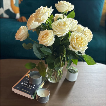 Long Stem Yellow Rose Bouquet –  Amour Florist, Belford NJ