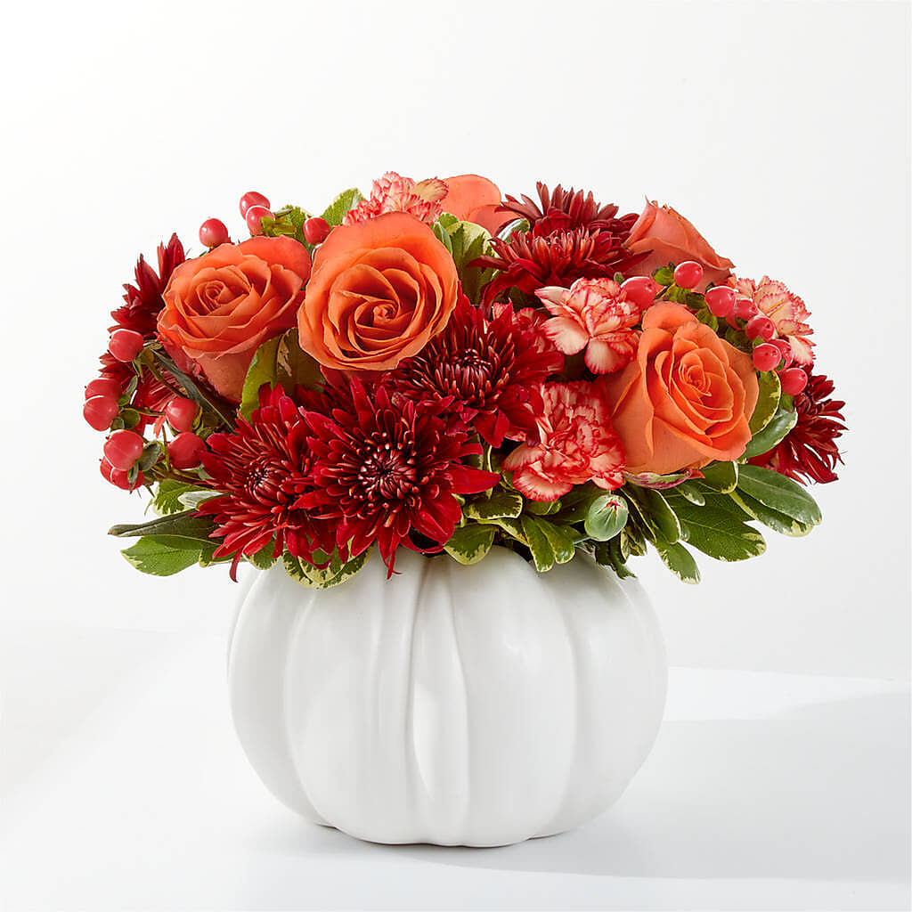 Autumn Air Pumpkin Bouquet –  Amour Florist, Belford NJ