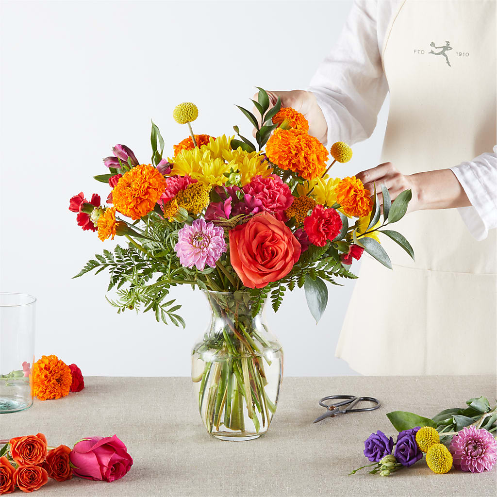 Feast of Color – A Florist Original –  Amour Florist, Belford NJ