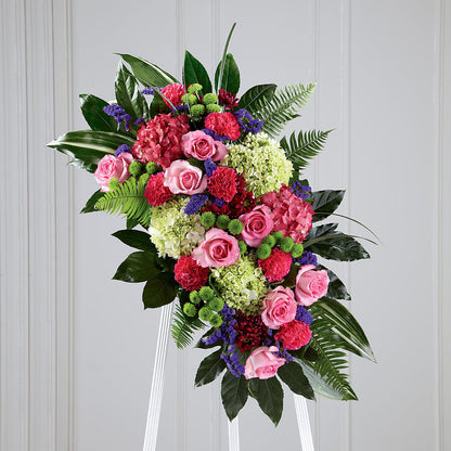 Refreshing Mix Standing Spray –  Amour Florist, Belford NJ