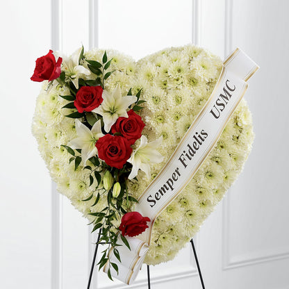 Heartfelt Hero Standing Heart –  Amour Florist, Belford NJ
