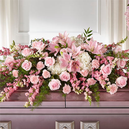 Life & Remembrance Casket Spray –  Amour Florist, Belford NJ