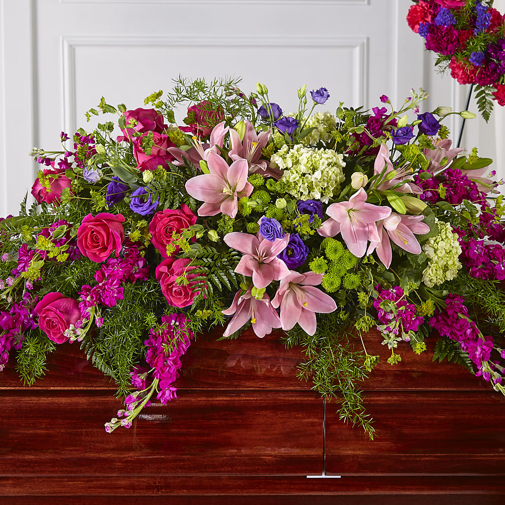 Radiant Tribute Casket Spray –  Amour Florist, Belford NJ