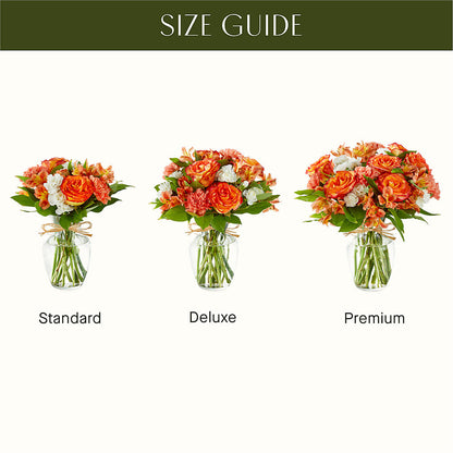Apricot Glow Bouquet –  Amour Florist, Belford NJ