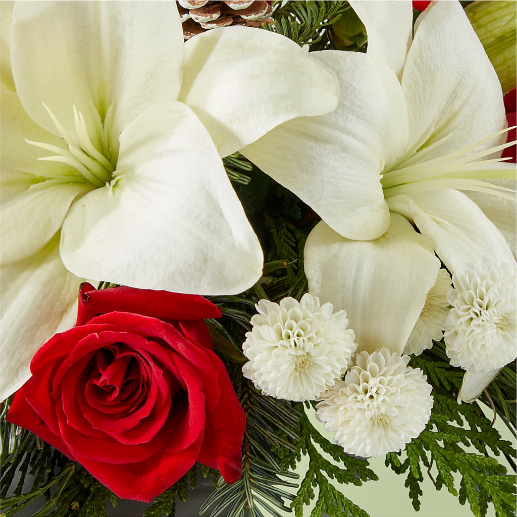 Seasonal Festivities Centerpiece –  Amour Florist, Belford NJ