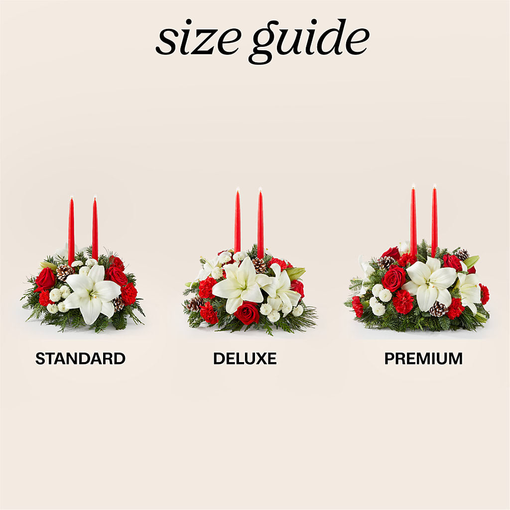 Seasonal Festivities Centerpiece –  Amour Florist, Belford NJ