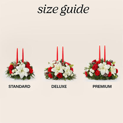 Seasonal Festivities Centerpiece –  Amour Florist, Belford NJ