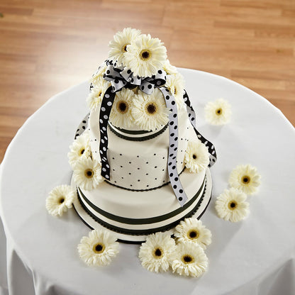 Simple Sophistication Cake Décor –  Amour Florist, Belford NJ